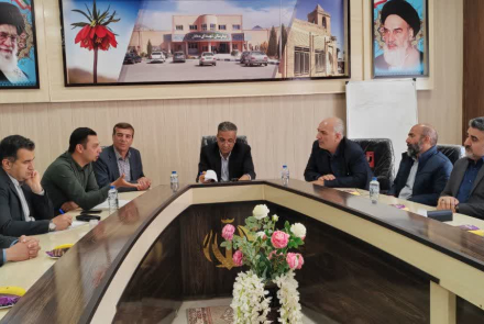 دیدار نوروزی معاون محترم توسعه جناب آقای دکتر مصلحی با پرسنل بیمارستان شهدای دهاقان