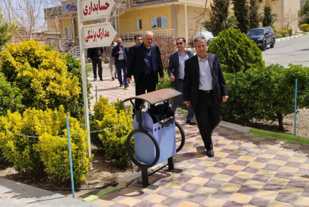 دیدار نوروزی معاون محترم توسعه جناب آقای دکتر مصلحی با پرسنل بیمارستان شهدای دهاقان