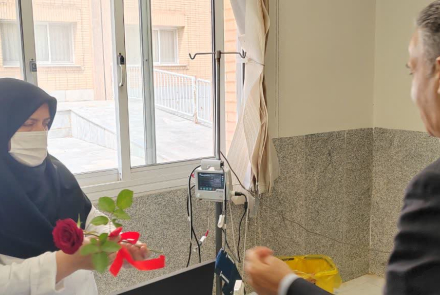 دیدار نوروزی معاون محترم توسعه جناب آقای دکتر مصلحی با پرسنل بیمارستان شهدای دهاقان