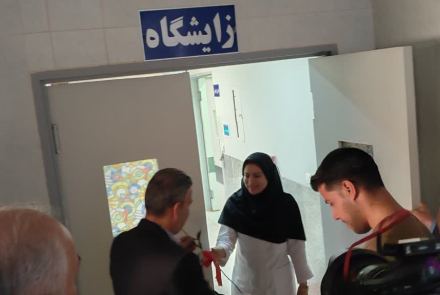 دیدار نوروزی معاون محترم توسعه جناب آقای دکتر مصلحی با پرسنل بیمارستان شهدای دهاقان