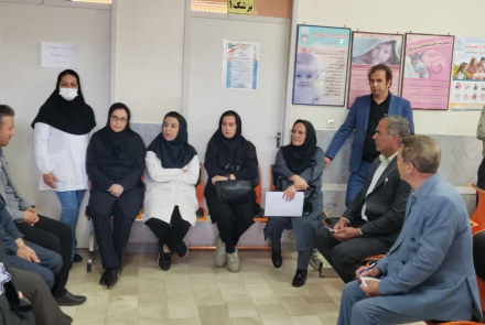 بازدید ریاست محترم دانشگاه علوم پزشکی اصفهان از بیمارستان شهدای دهاقان و شبکه بهداشت و درمان-آبان 1404